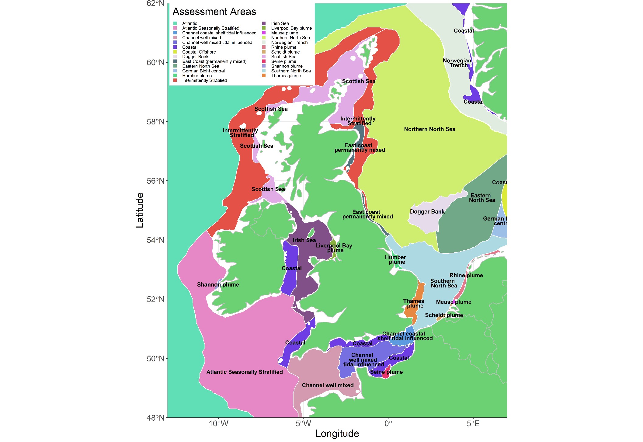 scientific map of UK