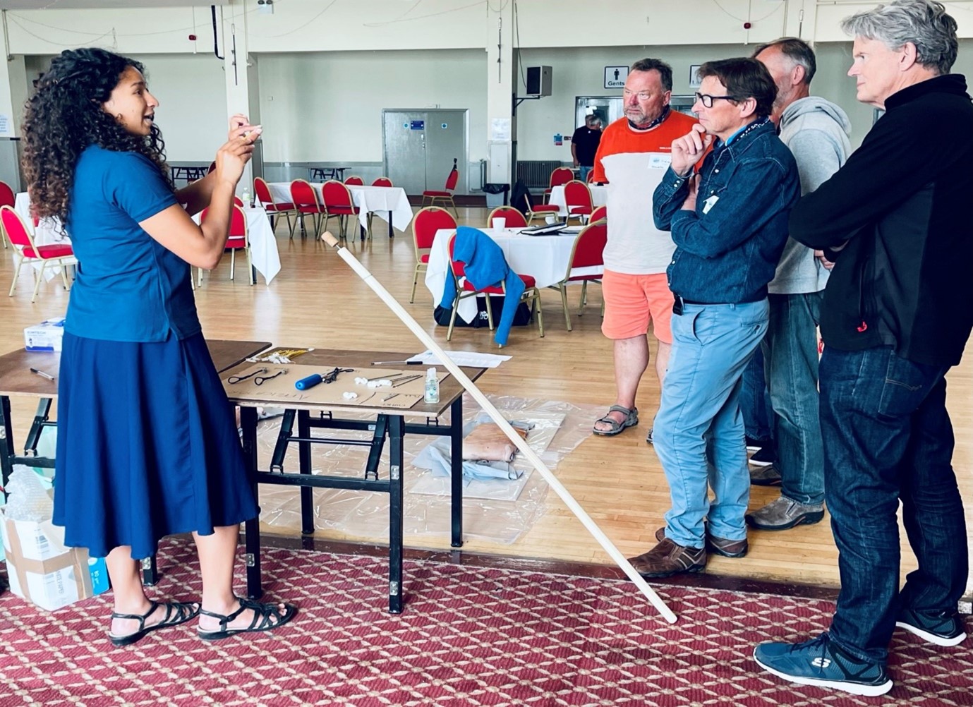 CHART training course, talking to fisherpeople